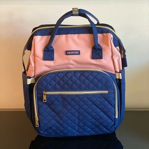 Diaper Bag + Backpack + Folding Crib + Waterproof